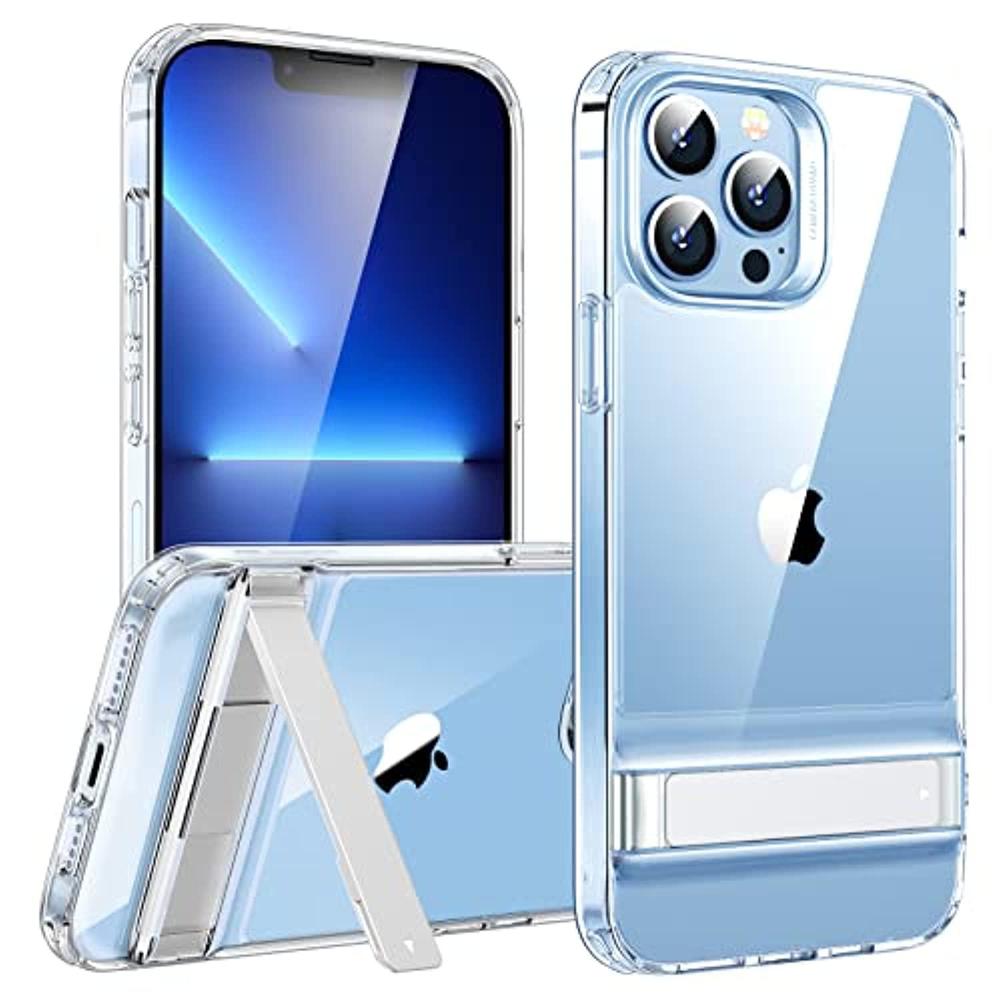 esr metal kickstand case compatible with iphone 13 pro max case, patented two-way stand, reinforced drop protection, slim fle