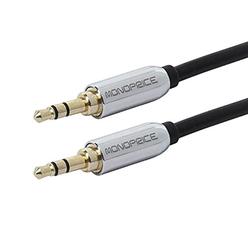 Monoprice 6ft Designed for Mobile 3.5mm Stereo Male to 3.5mm Stereo Male, Black
