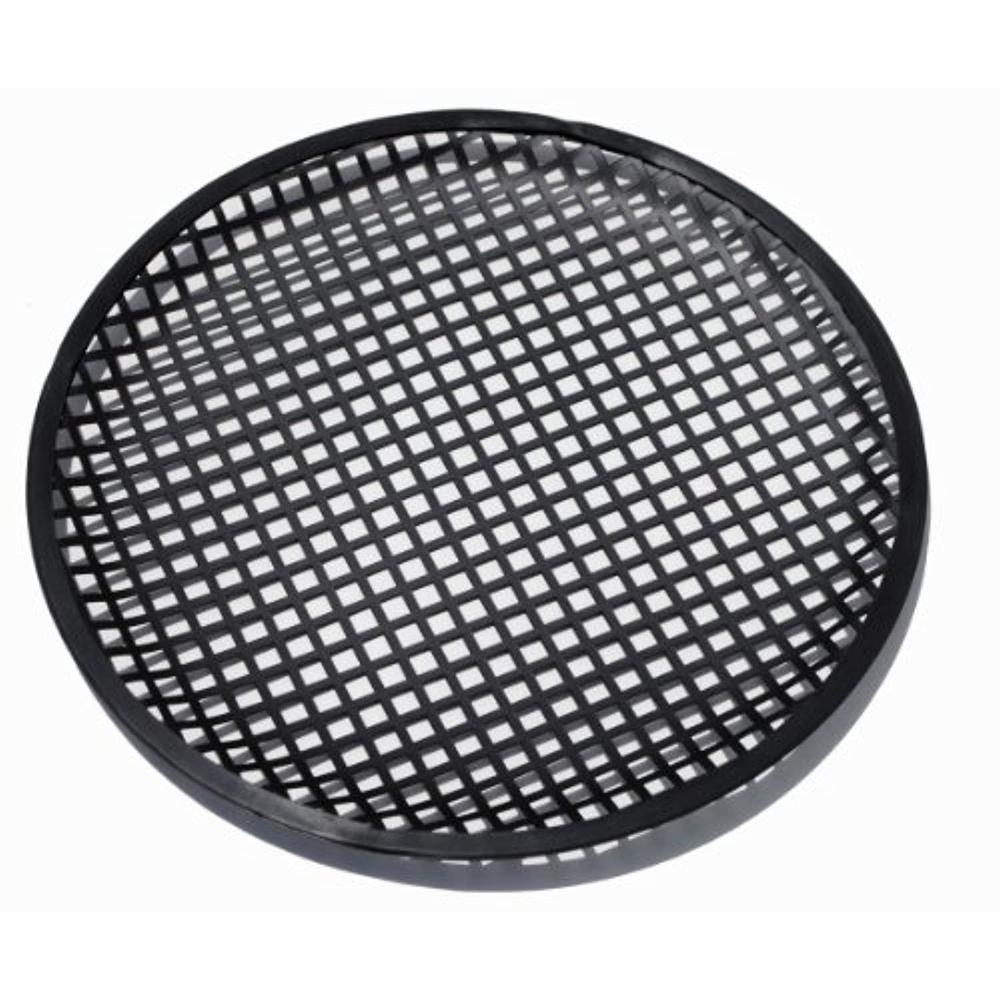 custom install parts 10'' inch car audio speaker sub woofer subwoofer metal black waffle grill cover guard protector grille u