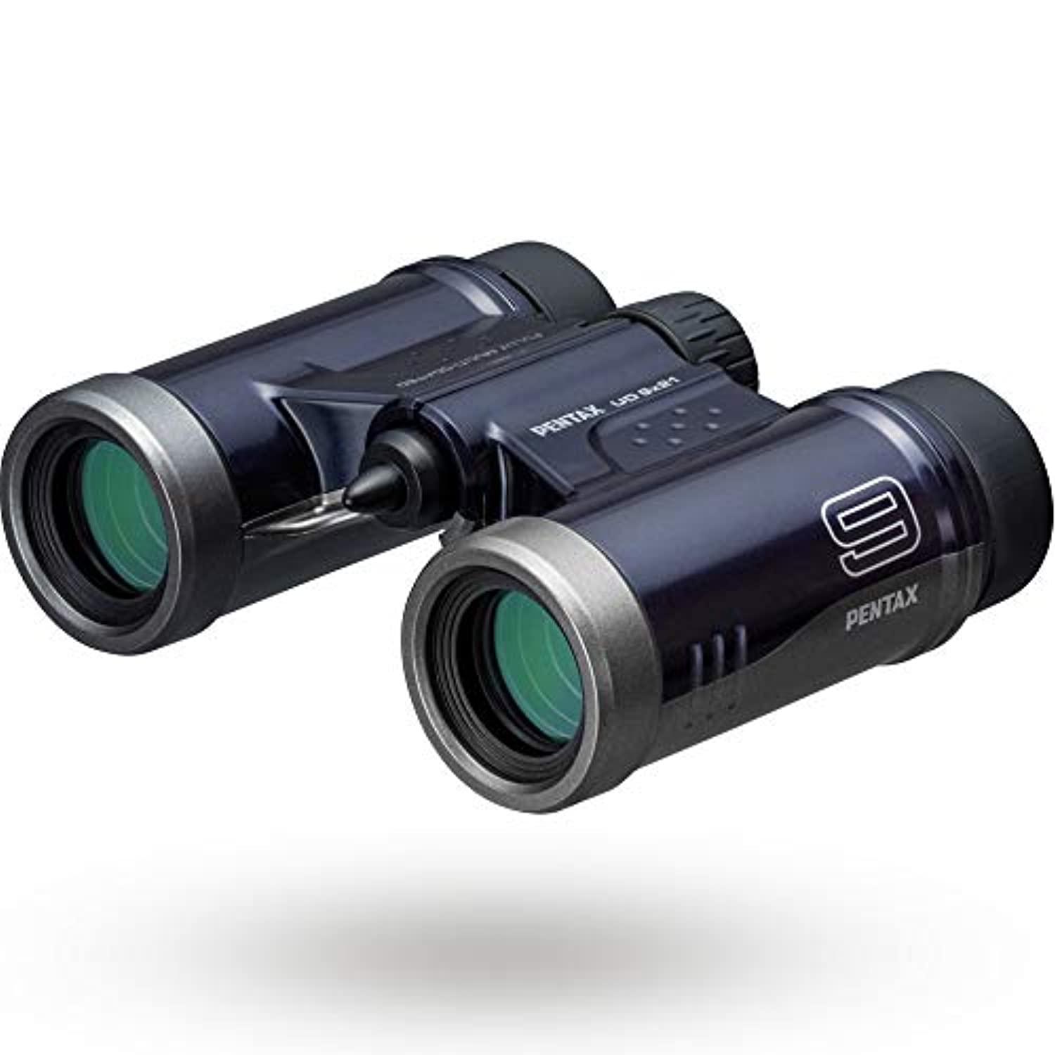 pentax binoculars ud 9x21 - navy. a bright and clear field of view, lightweight body with roof prism, fully multi-coated opti