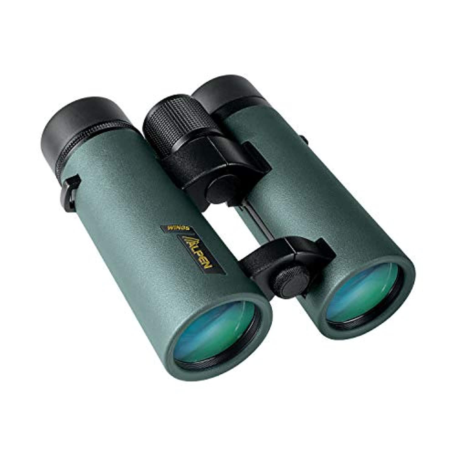 alpen wings 8x42 waterproof binoculars bak 4 optics with long eye relief and fully multi-coated optics
