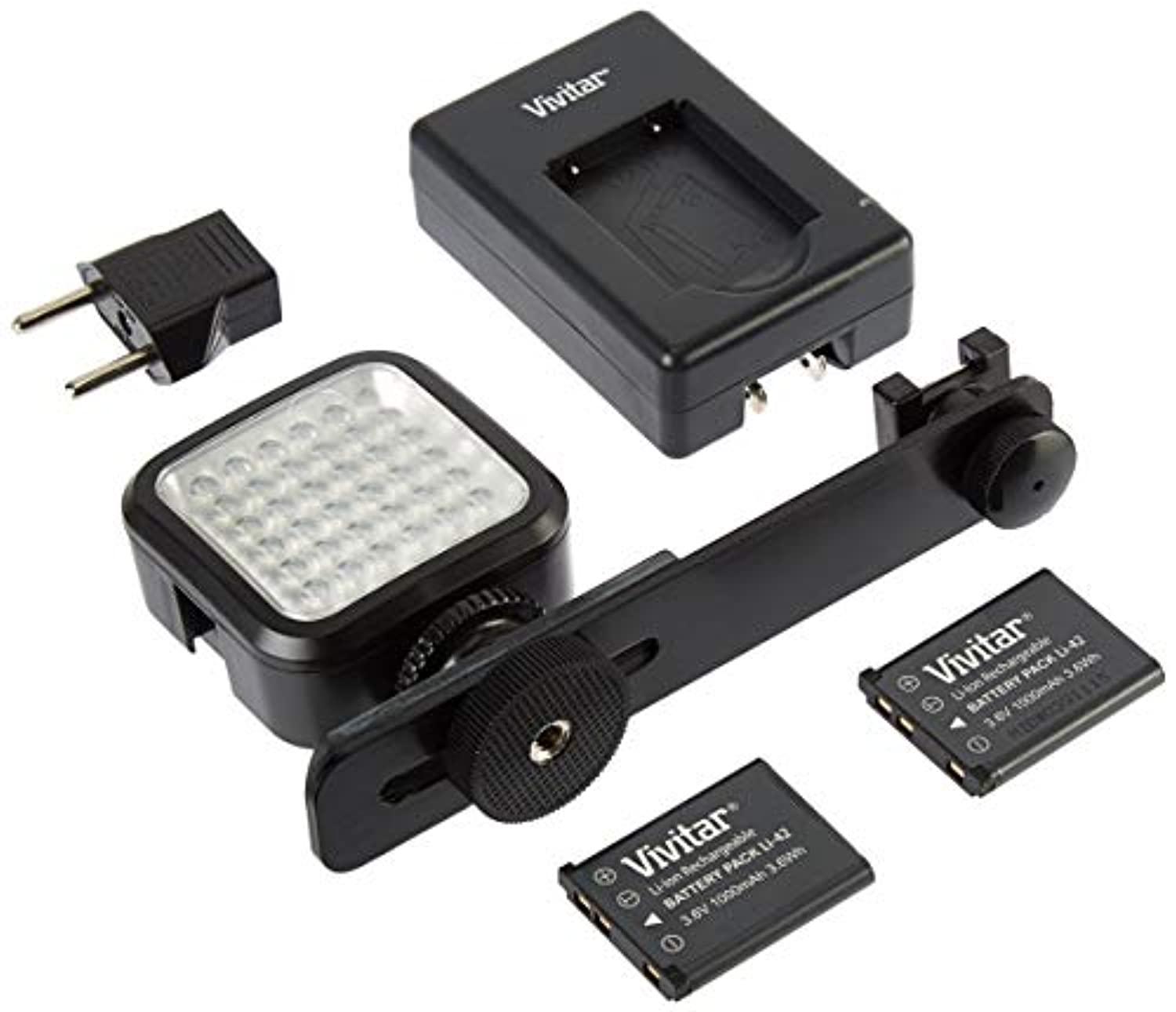 vivitar viv-vl-400 slr/photo/video rechargeable led light