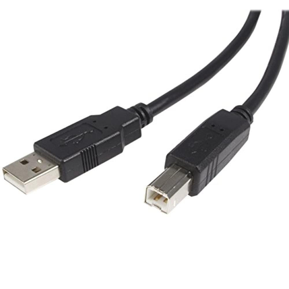 startech.com 10 ft usb 2.0 certified a to b cable - m/m - 10ft type a to b usb cable - 10ft a to b usb 2.0 cable (usb2hab10),