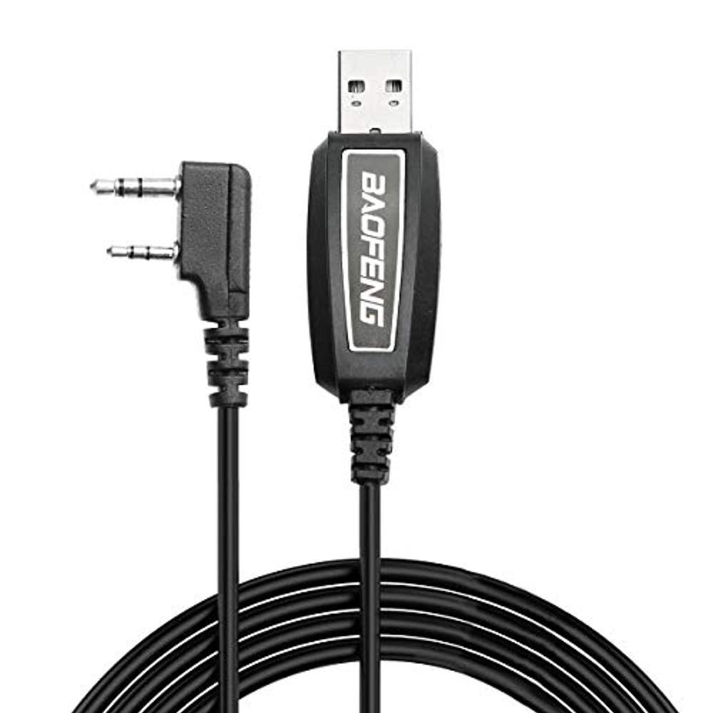 ABBREE baofeng usb programming cable pl2303 support chirp for gmrs radio two way ham portable radios: uv-5r,bf-f8hp, bf-888s,uv82hp,