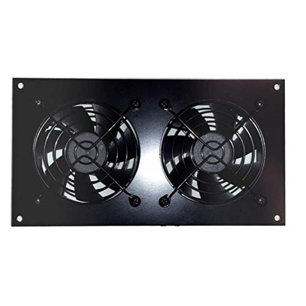 Coolerguys cabcool 802 lite dual 80mm fan cooling kit for cabinet & home theaters
