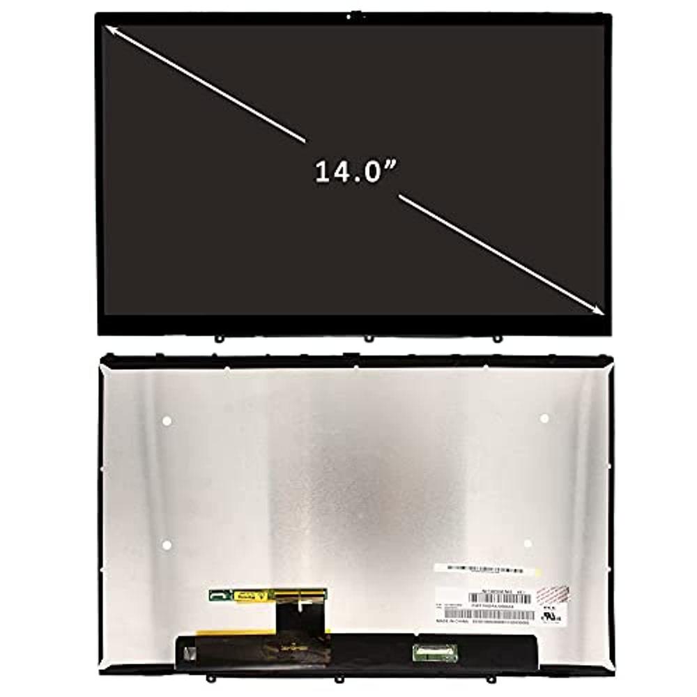 firstlcd replacement fit for lenovo yoga c740-14iml 81tc 81tc000jus 5d10s39587 5d10u55853 touch lcd screen led display assemb