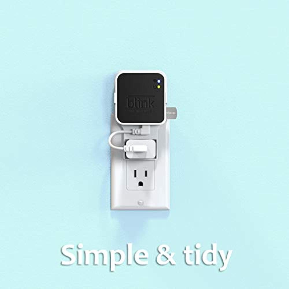 Hibezos 256gb usb flash drive and outlet mount for blink sync module 2, save space and easy move mount bracket holder for blink outdo