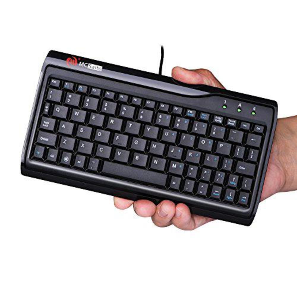 M MC Saite super mini wired keyboard, mcsaite full size 78 keys keypad small portable fit with professional or industrial use for comput