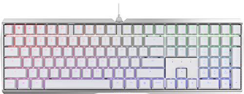 cherry mx board 3.0 s - wired mechanical keyboard - aluminum housing - mx red silent -white - qwerty