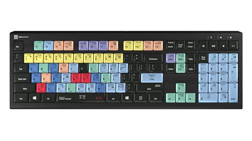 logickeyboard compatible with astra backlit pc -windows 7-11- shortcut keyboard steinberg cubase 10 & nuendo 8- lkbu-cbase-ap