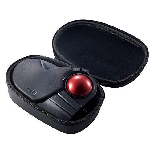 elecom hard eva travel protection storage case fits elecom trackball mouse m-ht1 series black (bma-ht1bk)