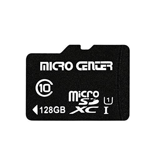 Inland micro center 128gb class 10 microsdxc flash memory card with adapter for mobile device storage phone, tablet, drone & full hd