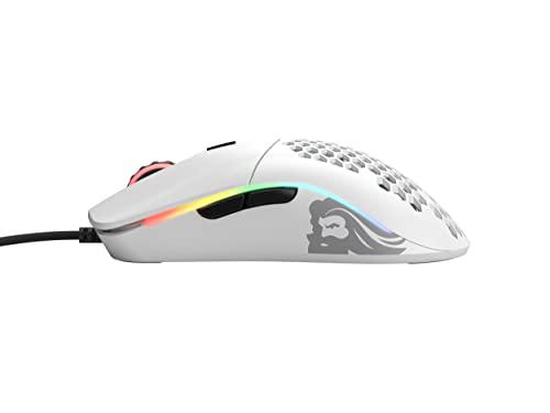 Glorious PC Gaming Race glorious model o rgb 67g lightweight gaming mouse, matte white (go-white)