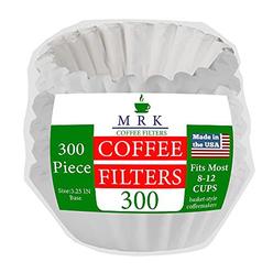 MRK coffee filters 8-12 cup, basket coffee filter, paper coffee filters (300/pack)