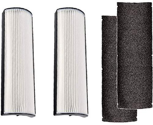 nispira 2-in-1 true hepa replacement filter petwrfil for pure enrichment purezone elite 4-in-1 tower air purifier peairtwr. 2