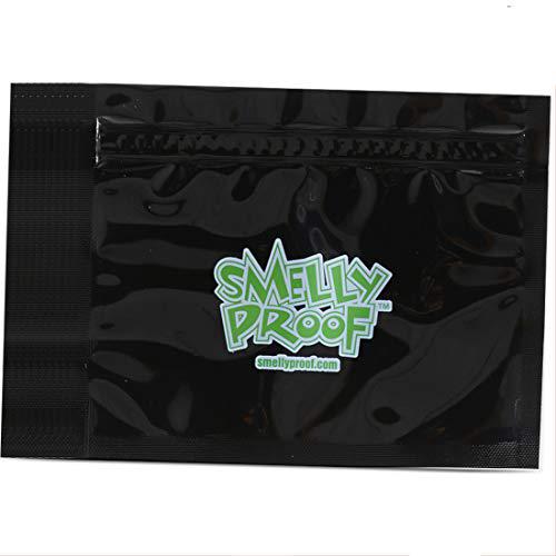 smelly proof - reusable black odor-proof storage bags - 10-pack - barrier technology - made in the usa