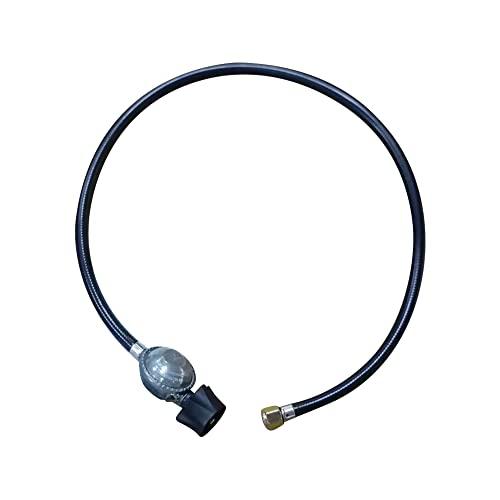 nutrichefkitchen ncpizwos replacement hose and regulator-works with nutrichef model number: ncpizovn, black