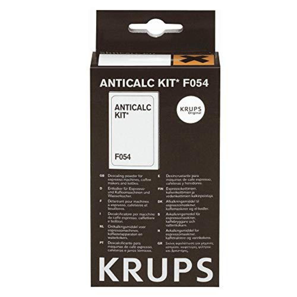 krups f054 descaling powder for kettles coffee and espresso makers fully auto machines ea8442 and ea8250
