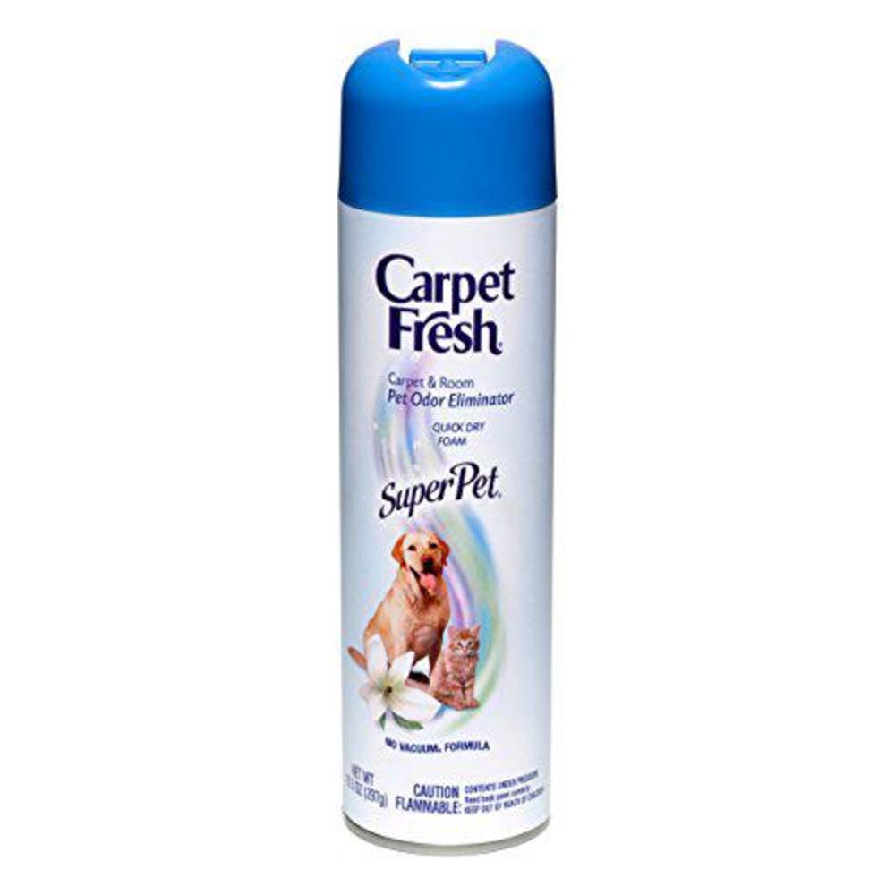 carpet fresh - 280129 super pet carpet and room pet oder eliminator, animal smell remover, no vacuum formula, 10.5 oz [6-pack
