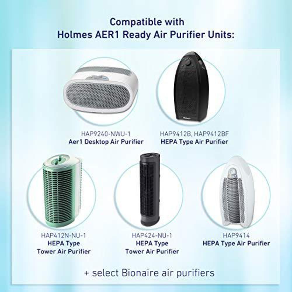 holmes hapf300ahd-u4r-2 air purifier filter, 2 count
