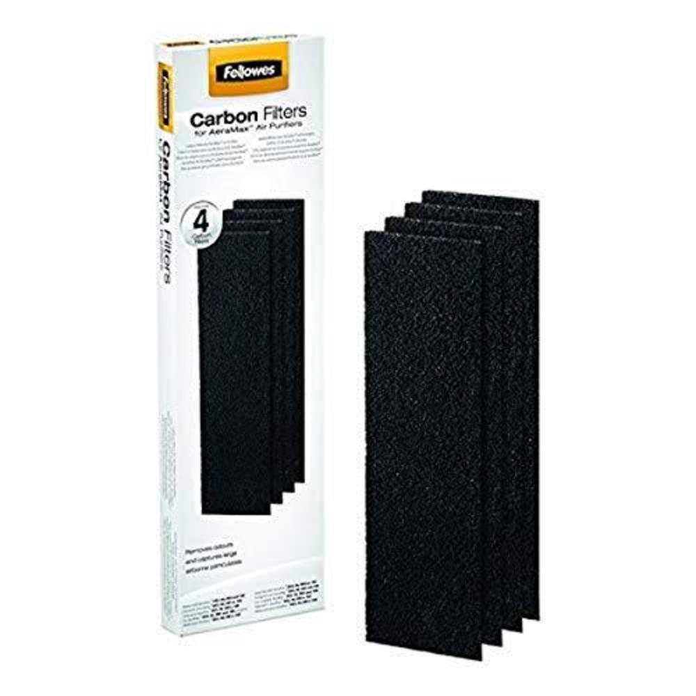 Fellowes aeramax 100 air purifier authentic carbon replacement filters - 4 pack (9324001)