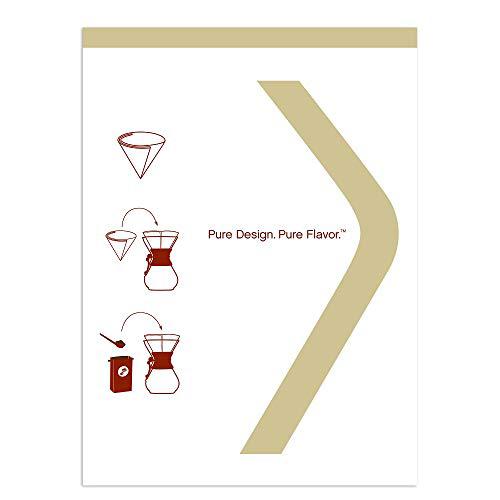chemex bonded filter - circle - 100 ct - exclusive packaging