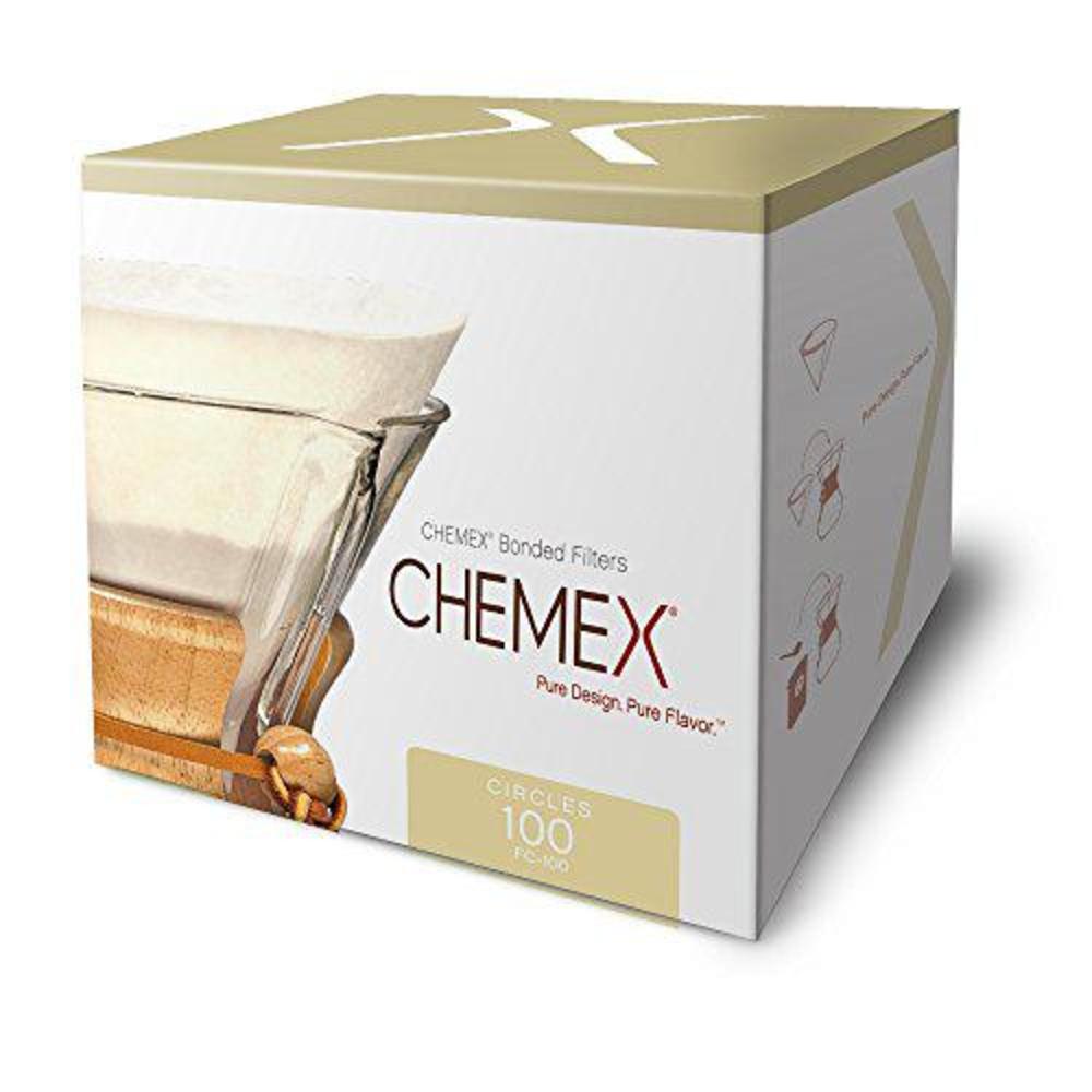 chemex bonded filter - circle - 100 ct - exclusive packaging