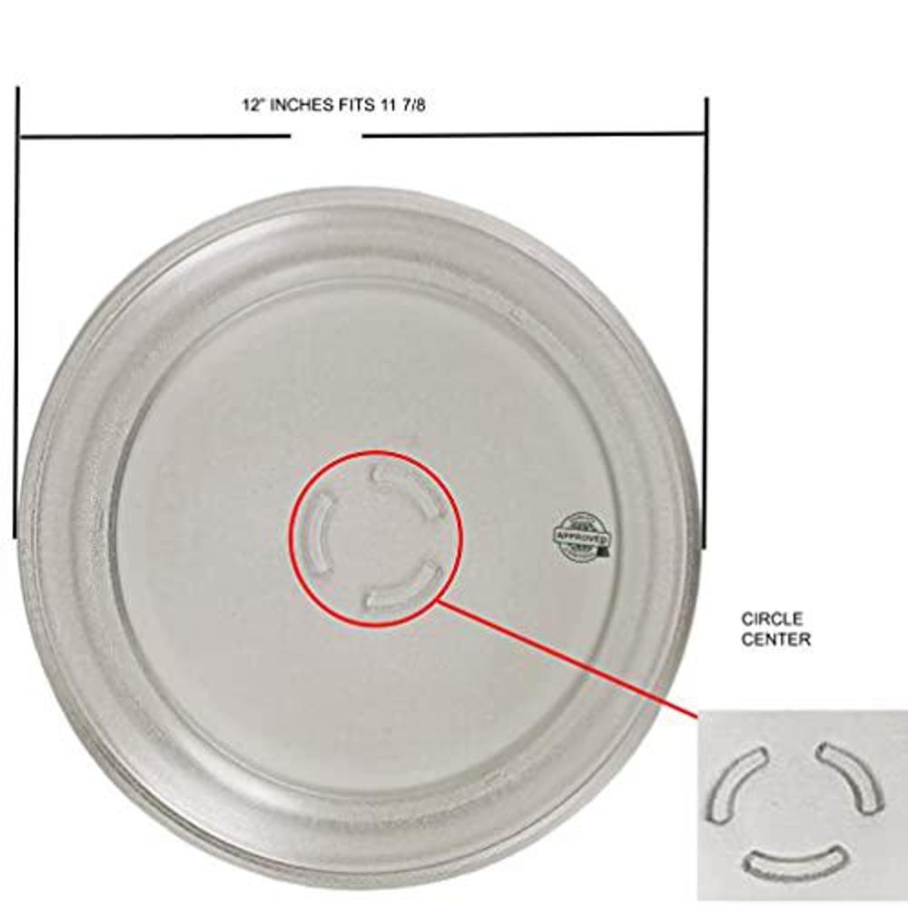 glob pro solutions ap3130793 compatible with kitchenaid microwave glass plate ps373741 4393799 4393751, 588305, 8206226,