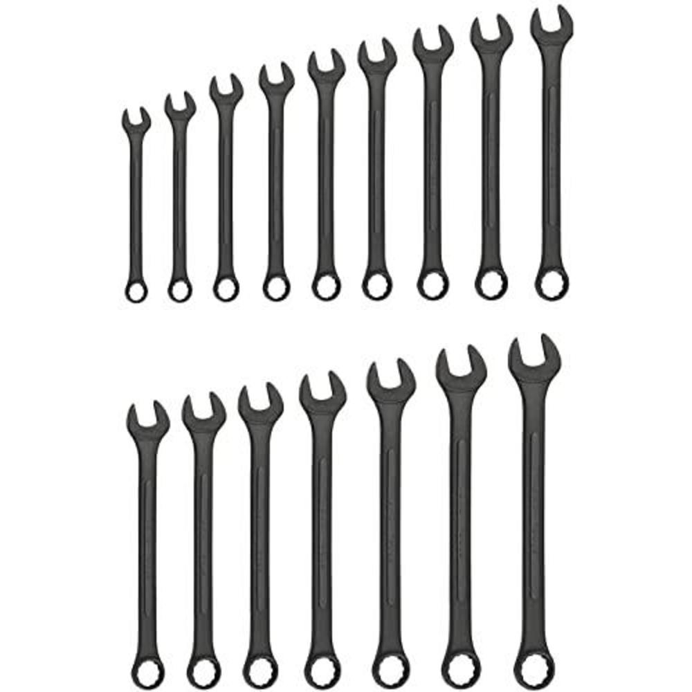 neiko 03575a jumbo combination wrench set | 16 piece | mm | 6 mm to 32 mm | raised panel construction