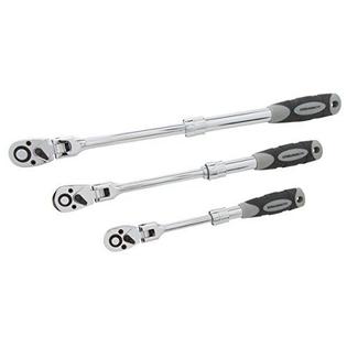 Steelman Pro Steelman Pro 72 Tooth Extendable Flex Head Ratchet Tool Set 3 Piece 1 4 3 8 And 1 2 Inch Drives Chrome Vanadium Steel Steelman Pro Steelman Pro 72 Tooth Extendable Flex Head Ratchet Tool Set 3 Piece 1 4 3 8 And 1 2 Inch Drives Chrome Vanadium Steel