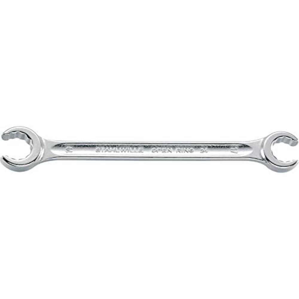 stahlwille double ended open ring wrench angled open-ring size 3/4 x 1" l.232 mm