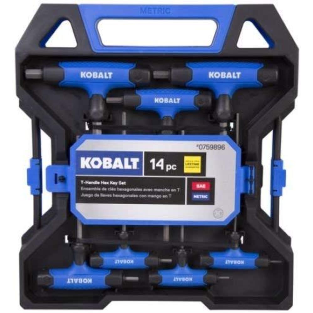 kobalt 14 piece t-handle hex key set