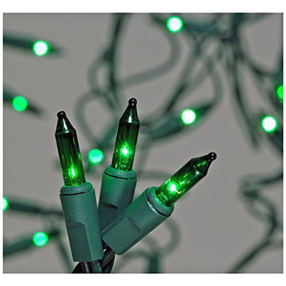 Noma/Inliten 100-count green christmas light set