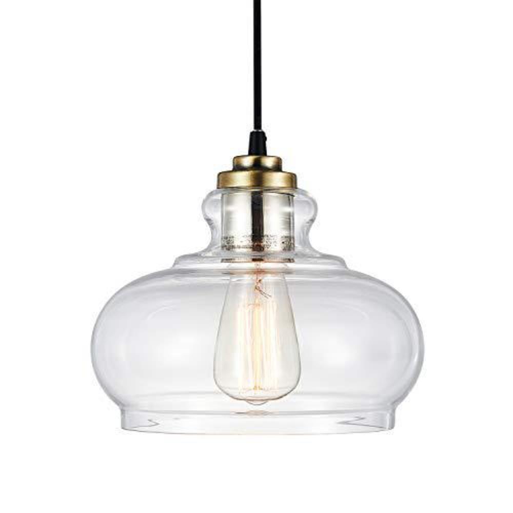 ankee industrial pendant light retro adjustable ceiling hanging lighting fixtures with clear glass shade for kitchen entryway