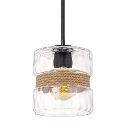 kira home sage 10" 1-light modern pendant light + hammered glass shade, textured black finish