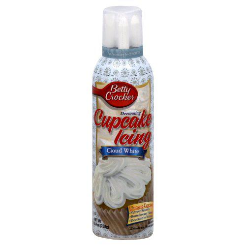 betty crocker decorating cloud white cupcake icing 8.4 oz. (pack of 6)