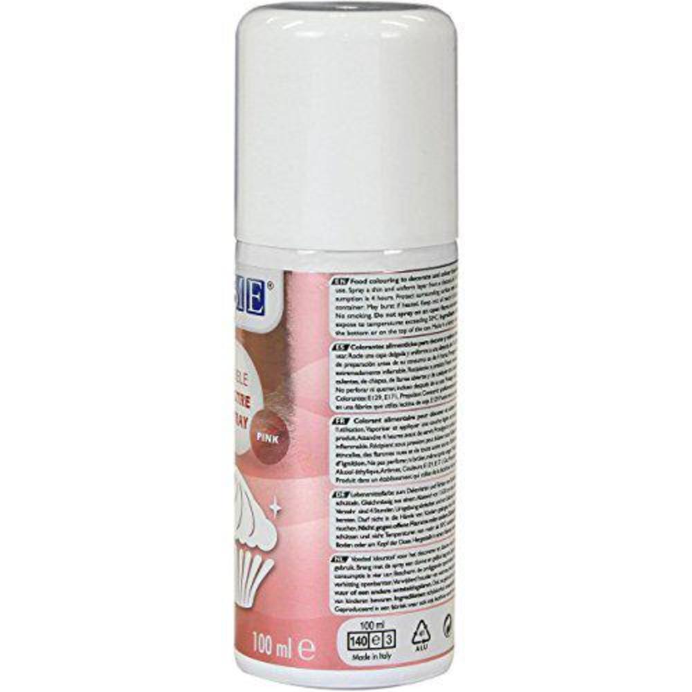 pme edible lustre spray, pink, 3.3 ounce