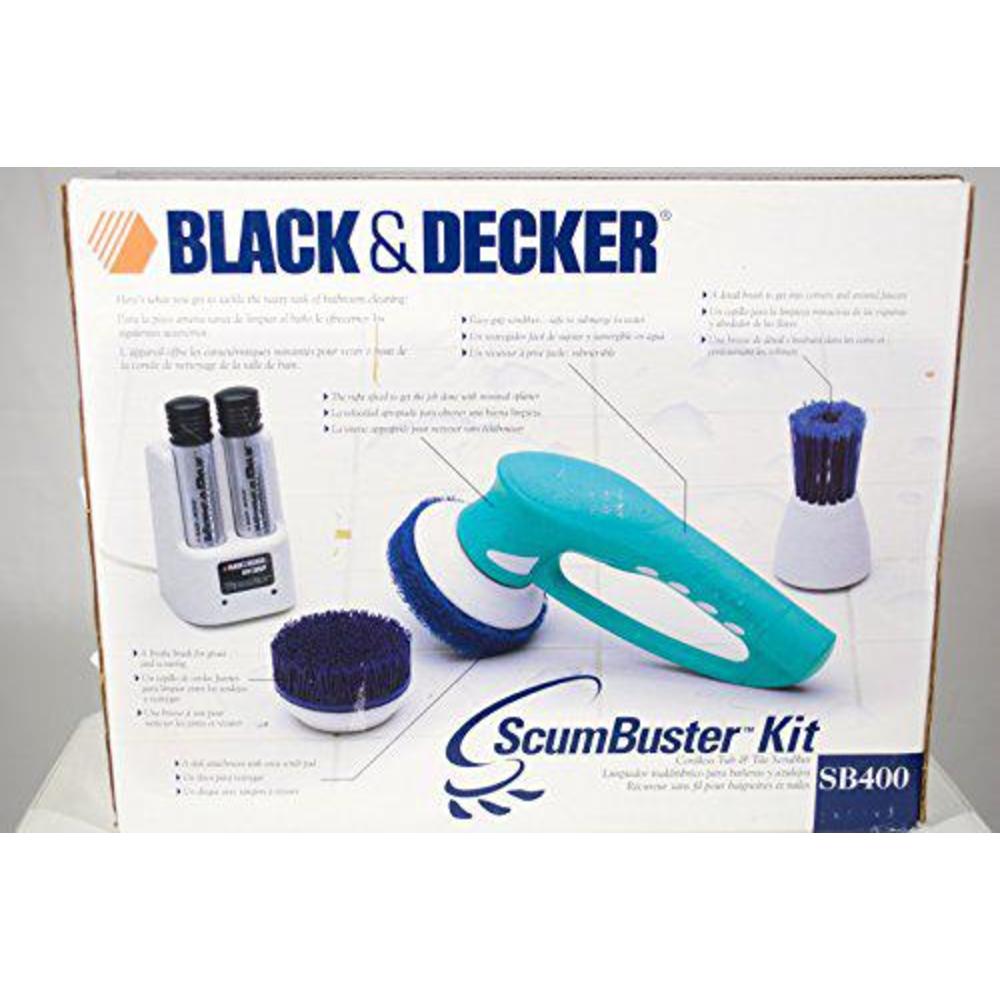 BLACK+DECKER black & decker, scumbuster cordless wet scrubber, model sb400