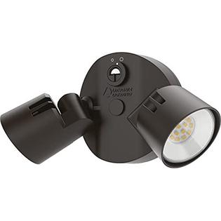 Lithonia Lighting HGX LED 2RH ALO SWW2 120 PE DDB M2 HomeGuard Luces de inundación de seguridad 1800-2750 lúmenes, 2 luces, sensor de fotocélula y detección de movimiento, bronce oscuro Lithonia Lighting HGX LED 2RH ALO SWW2 120 PE DDB M2 HomeGuard Luces de inundación de seguridad 1800-2750 lúmenes, 2 luces, sensor de fotocélula y detección de movimiento, bronce oscuro