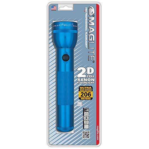 Mag Lite maglite heavy-duty incandescent 2-cell d flashlight, blue
