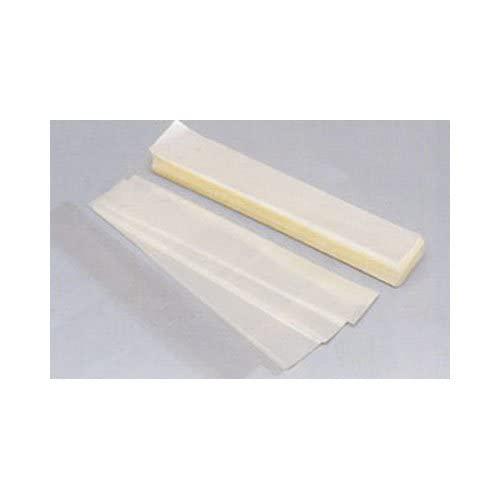 plastic suppliers clear acetate sheets cake wraps, pack of 1000 sheets - 2" x 9-3/4"