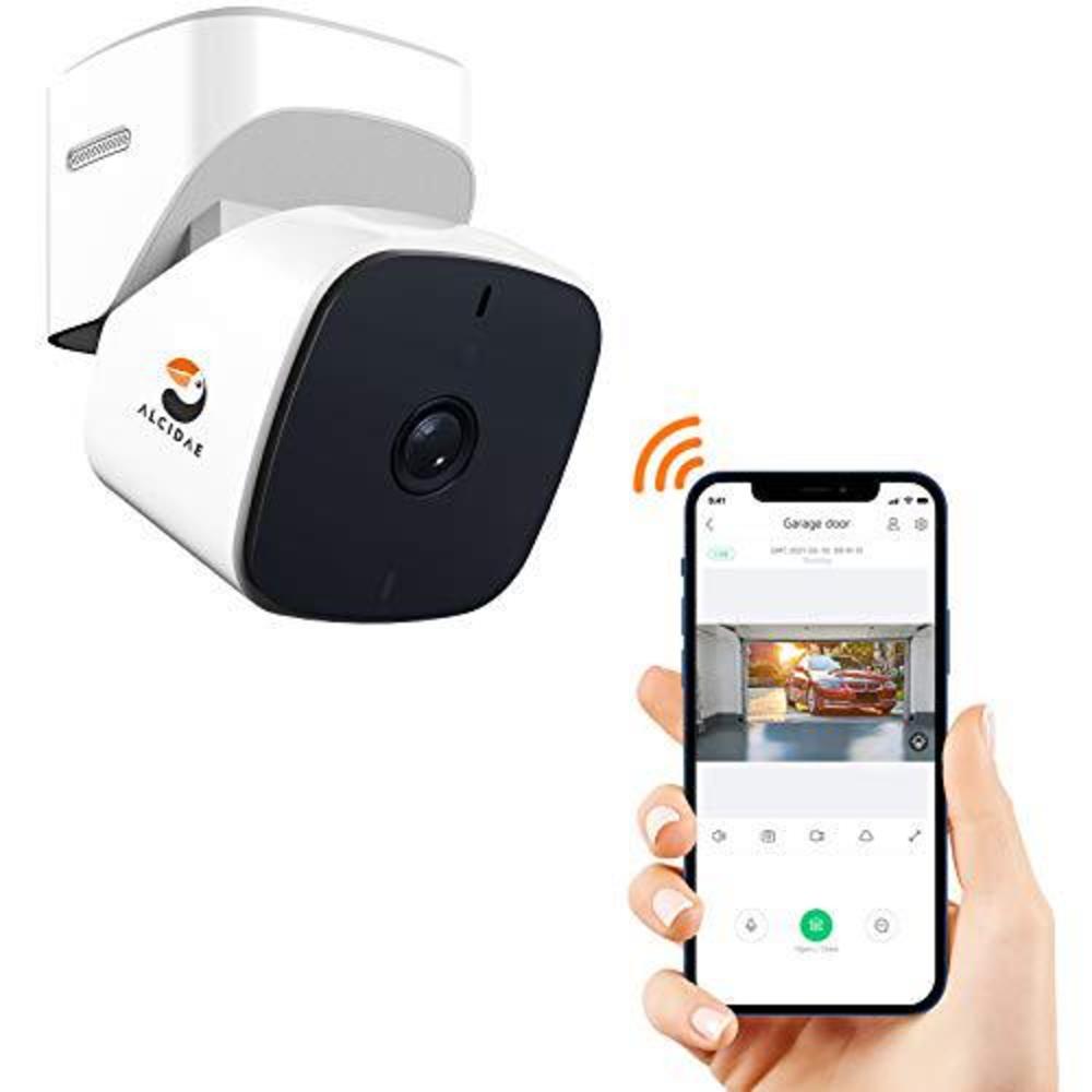 alcidae garager 2, smart wifi garage control,integrated security camera,view and open/close your garage from anywhere,share a