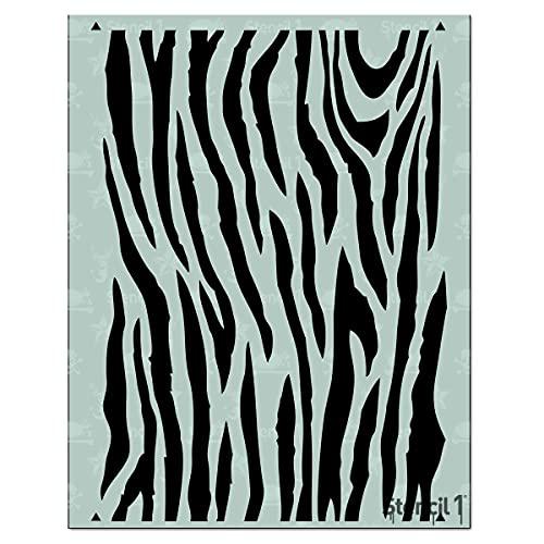 Stencil1 8.5X11 Stencil - Zebra