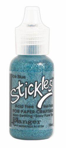 ranger stickles glitter glue, 0.5-ounce, ice blue