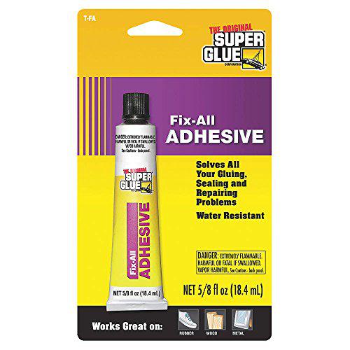 super glue fix-all adhesive, 5/8 fl oz tube