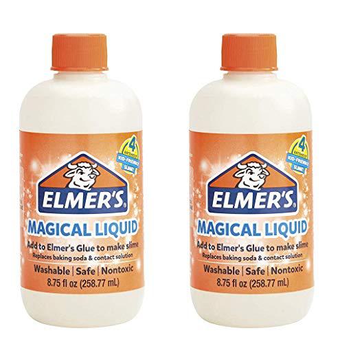 Elmer's RNAB07QHP9NCQ elmers glue slime magical liquid activator solution,  8.75 fl. oz. bottle - great for making slime, 2 pack