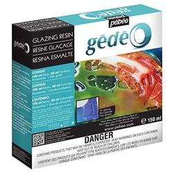 pebeo gdo kit pbo glazing liquid enamel effect transparent epoxy resin compatible wood & other materials 150 ml