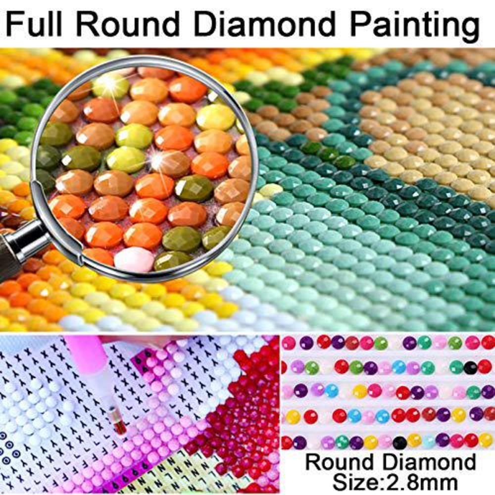yioittio american flag gnomes diamond painting kits for adults truck full round drill diy art craft spring summer home decor 