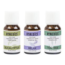 homedics aromatherapy therapeutic essential oil sampler for a diffuser