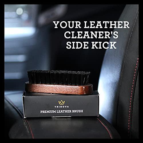 TriNova trinova leather brush for cleaning upholstery, cleaner car